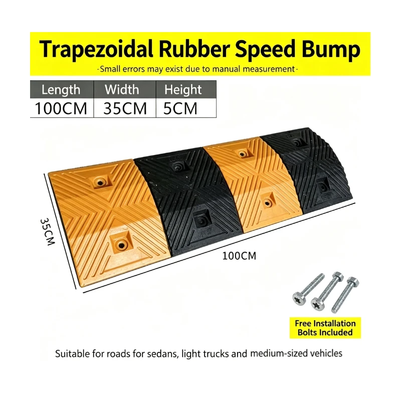 Durable Rubber Speed Bumps